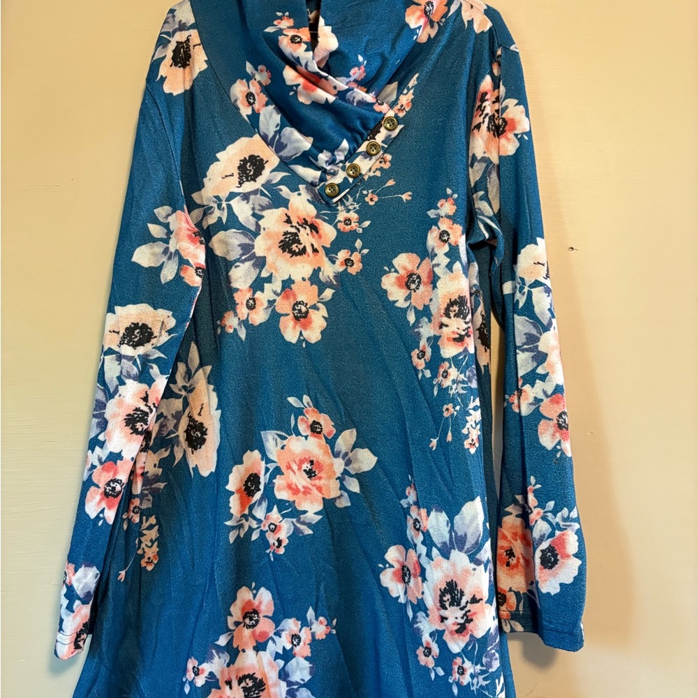 Floral Hooded Dress